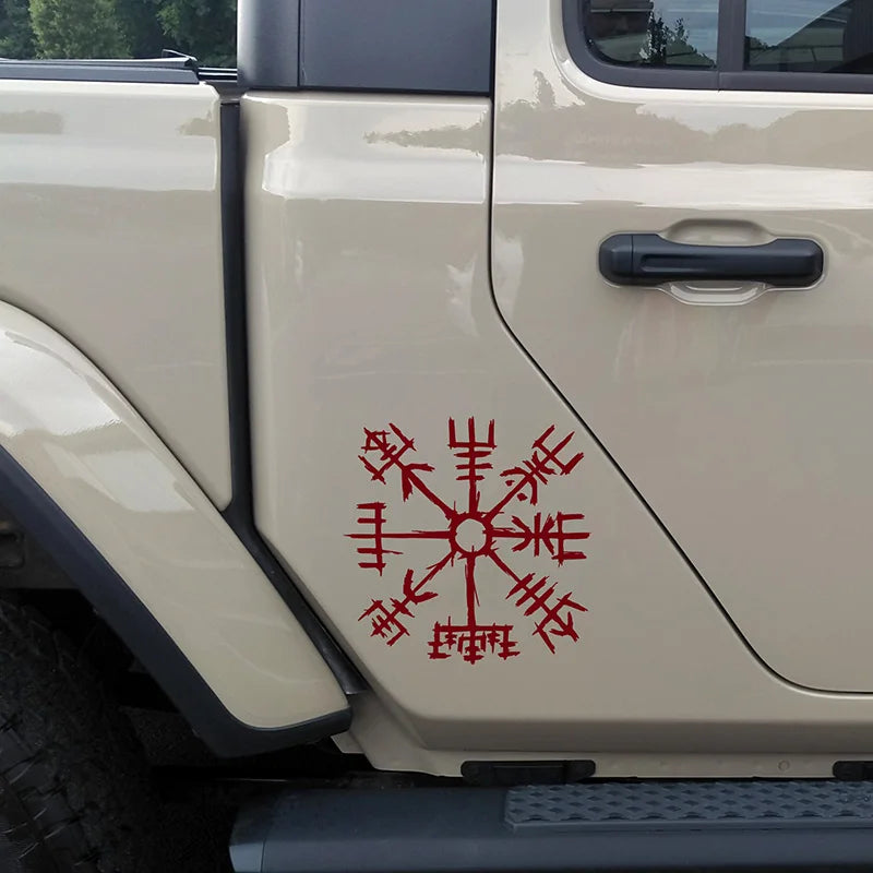 Vegvisir Rustic Decal