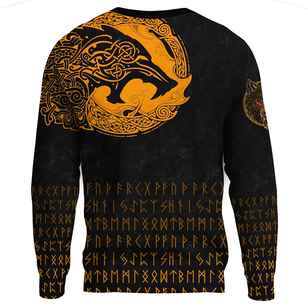 Runic Wolf Hoodie