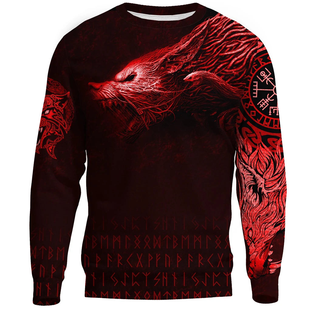 Crimson Howl Hoodie