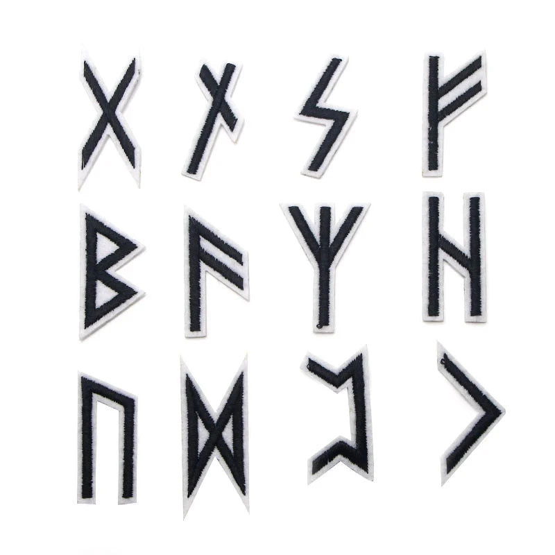 24pc Embroidered Rune Kit