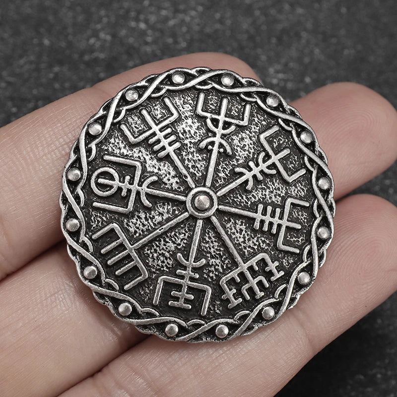 Vegvisir Crest Pin