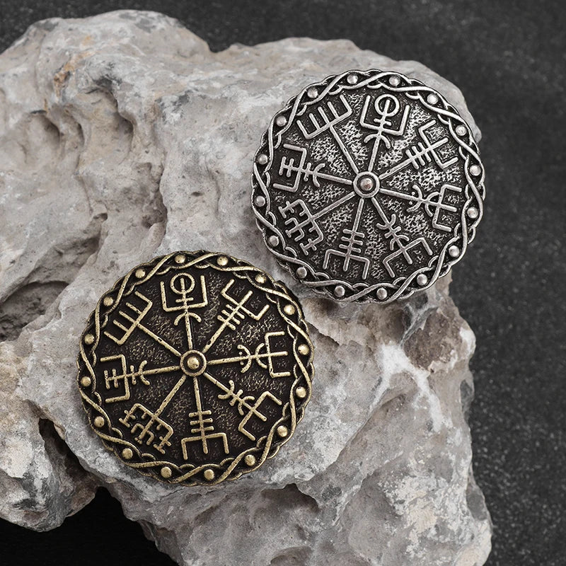 Vegvisir Crest Pin