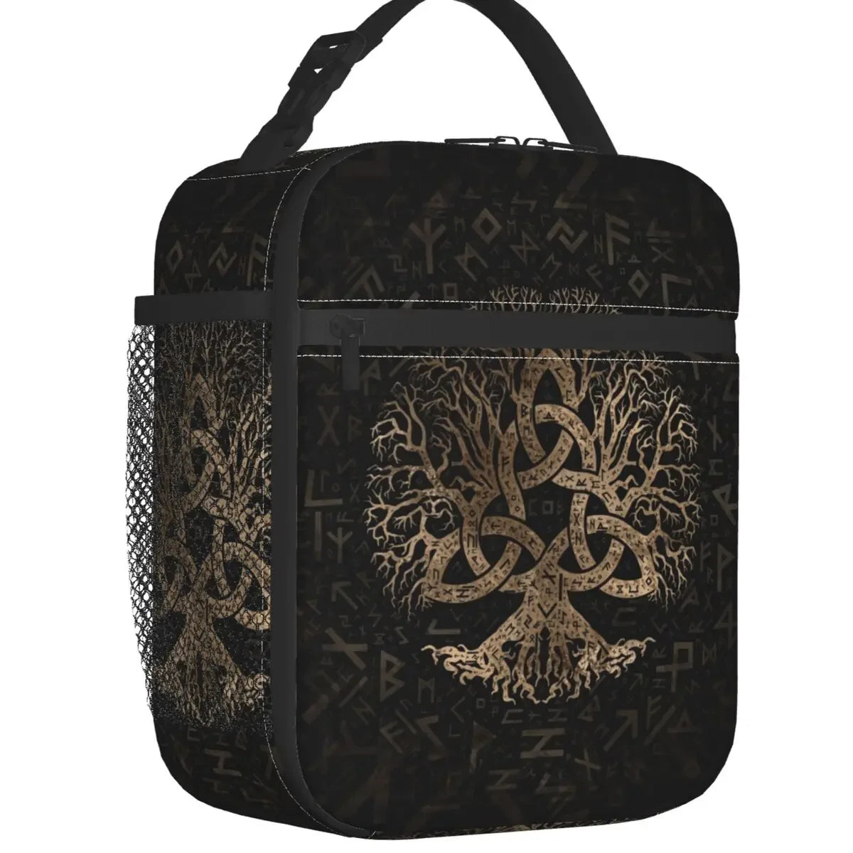 Rune Circle World Tree Lunch Bag