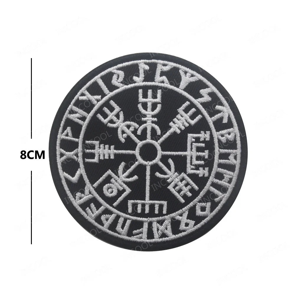 Vegvisir Rubber Patch - Glow in the Dark