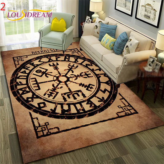 Vegvisir Floor Rug