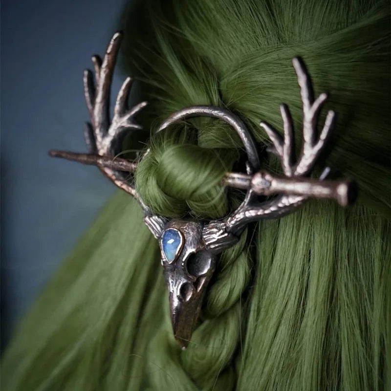 Norse Huntress Hair Clip