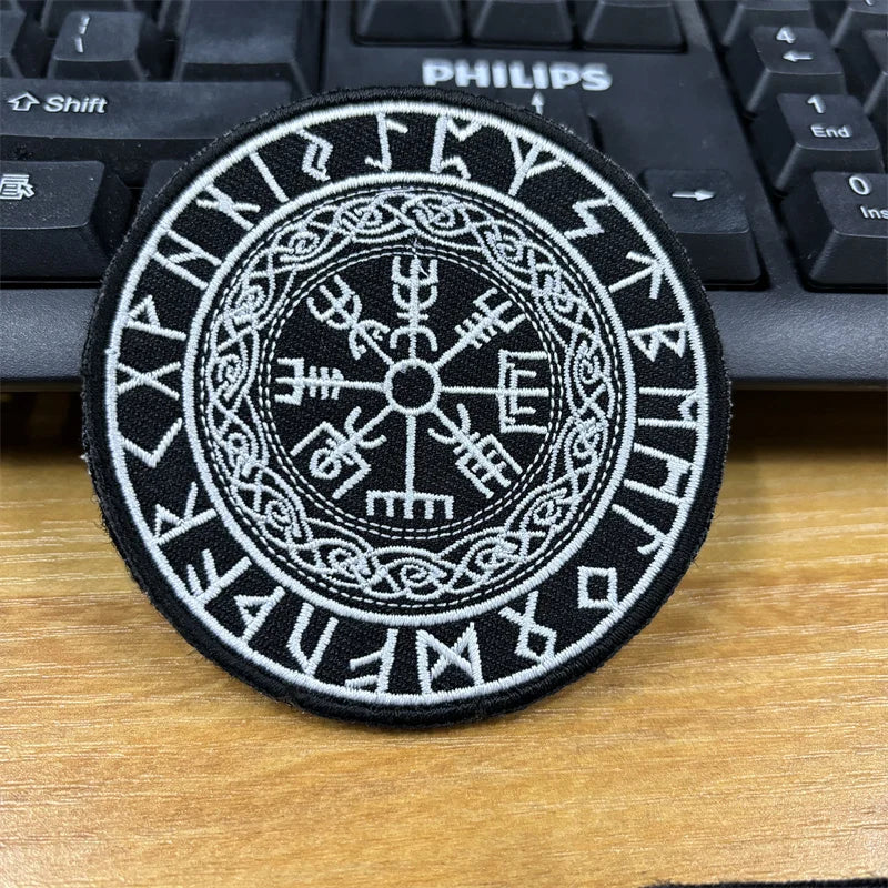 Vegvisir Embroidered Patch