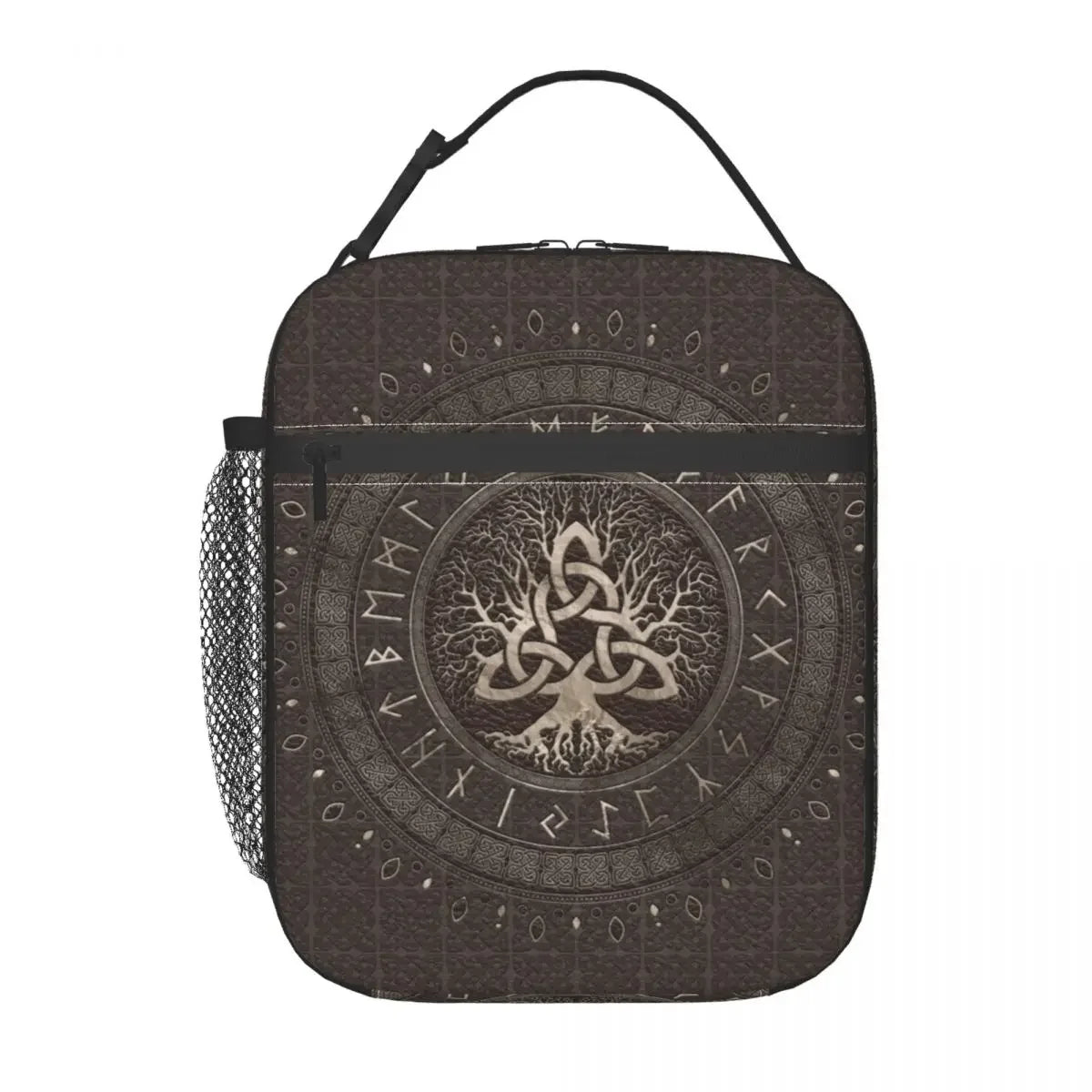 Rune Circle World Tree Lunch Bag