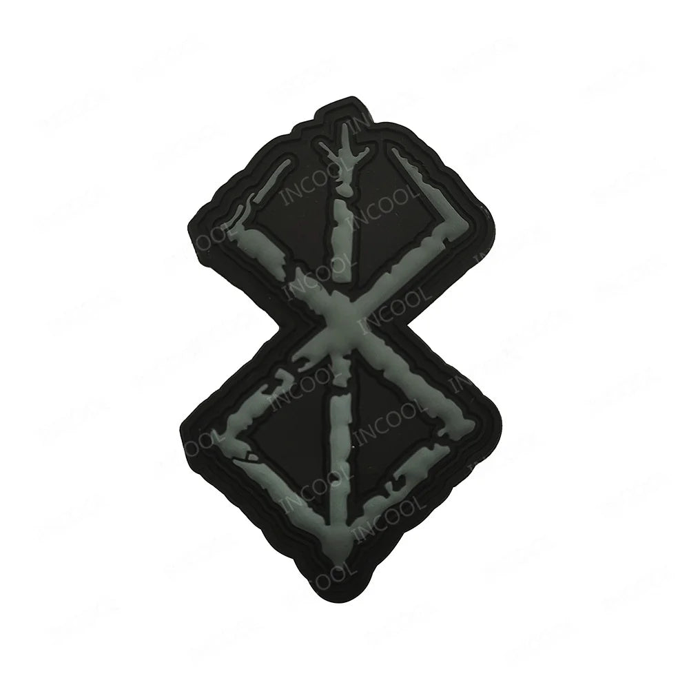 Vegvisir Rubber Patch - Glow in the Dark