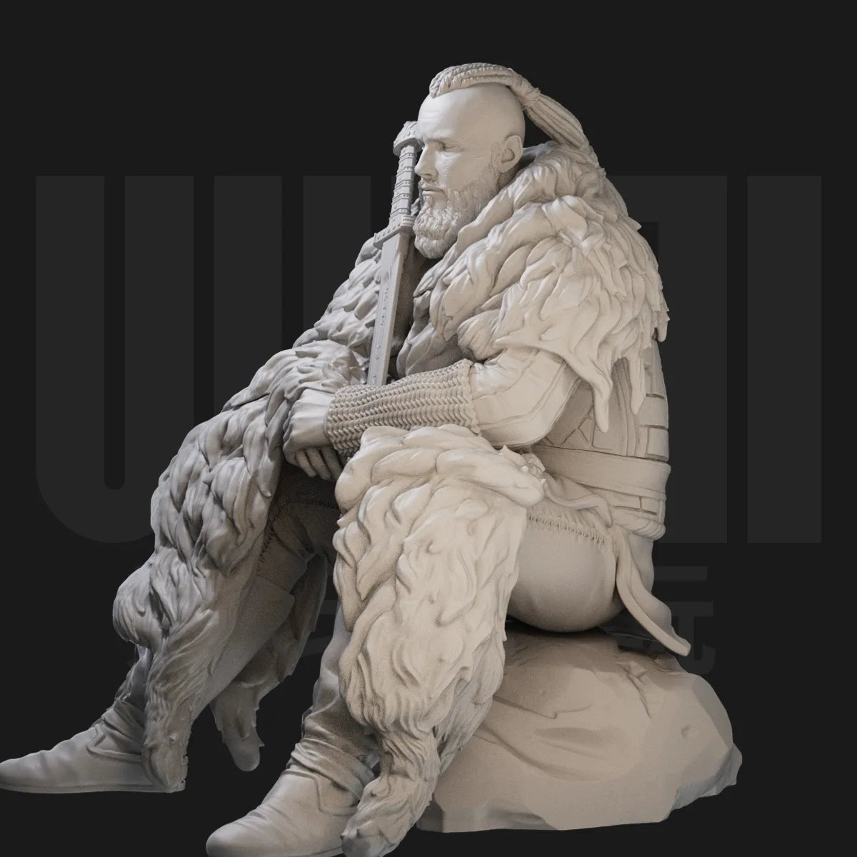 Viking Warlord Figurine - 1/24 Scale