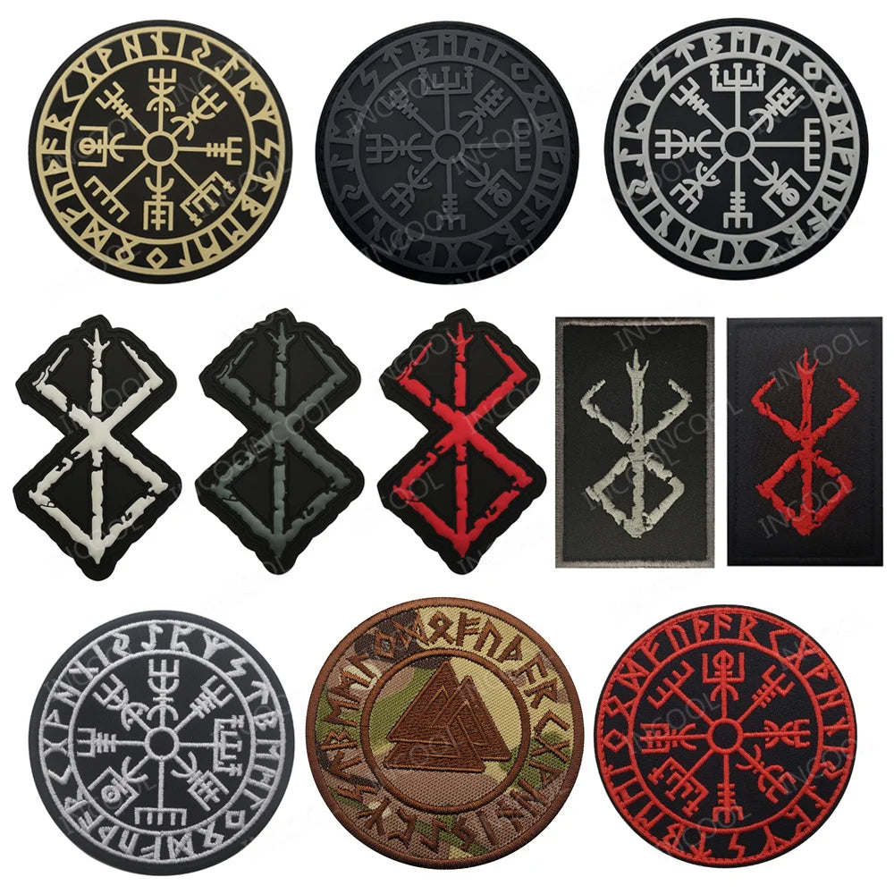 Vegvisir Rubber Patch - Glow in the Dark