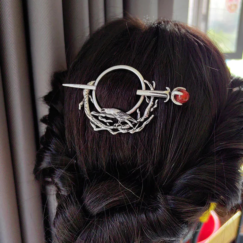 Raven's Perch Hair Clip