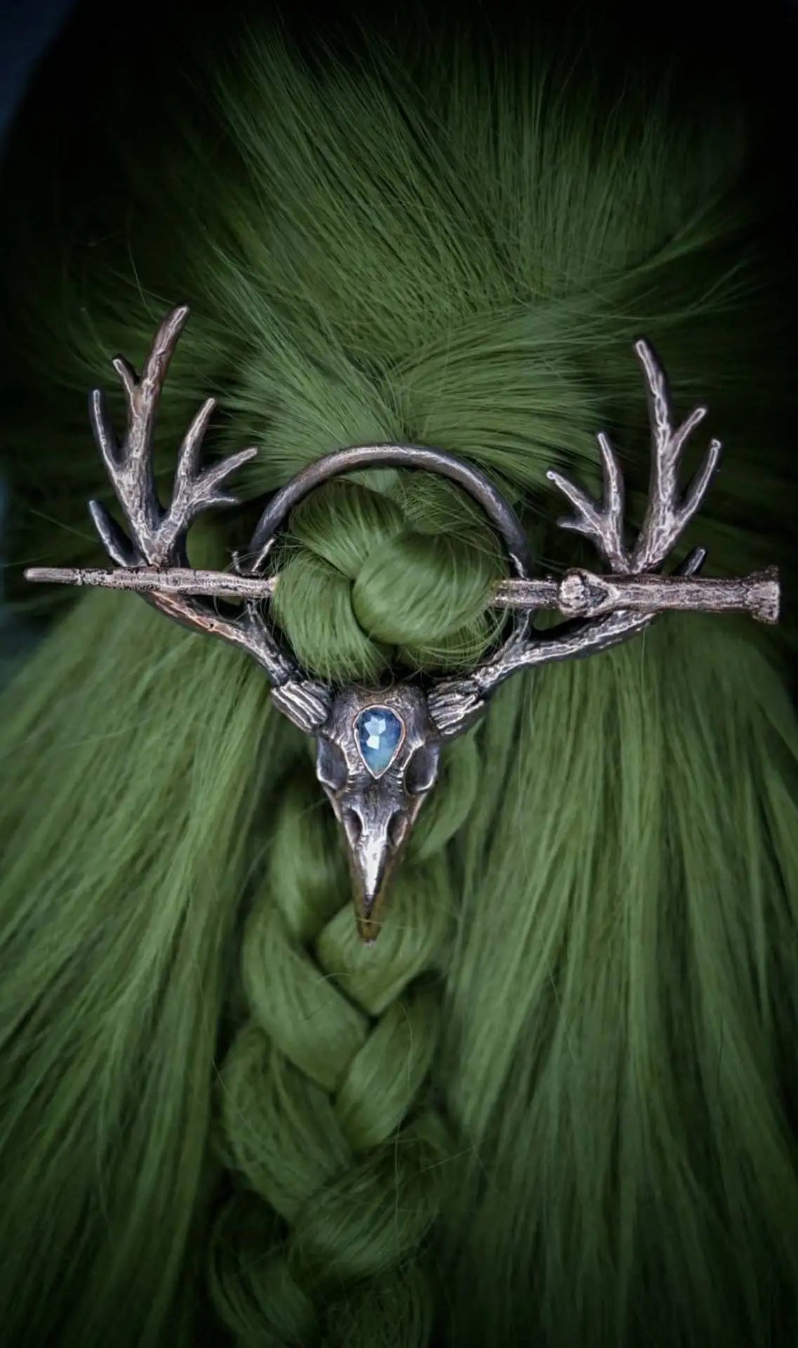 Norse Huntress Hair Clip