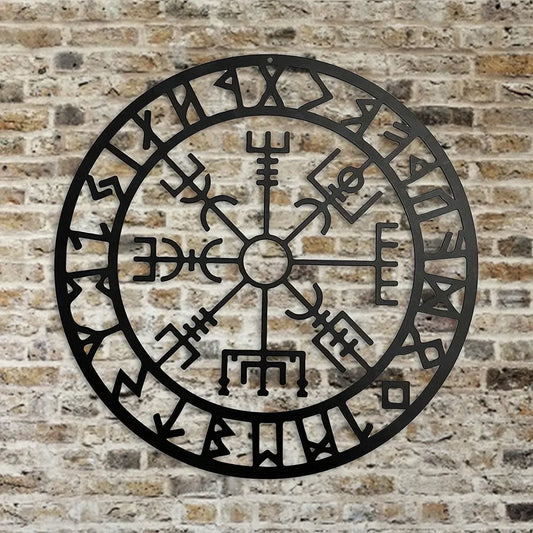 Vegvisir Metal Wall Art