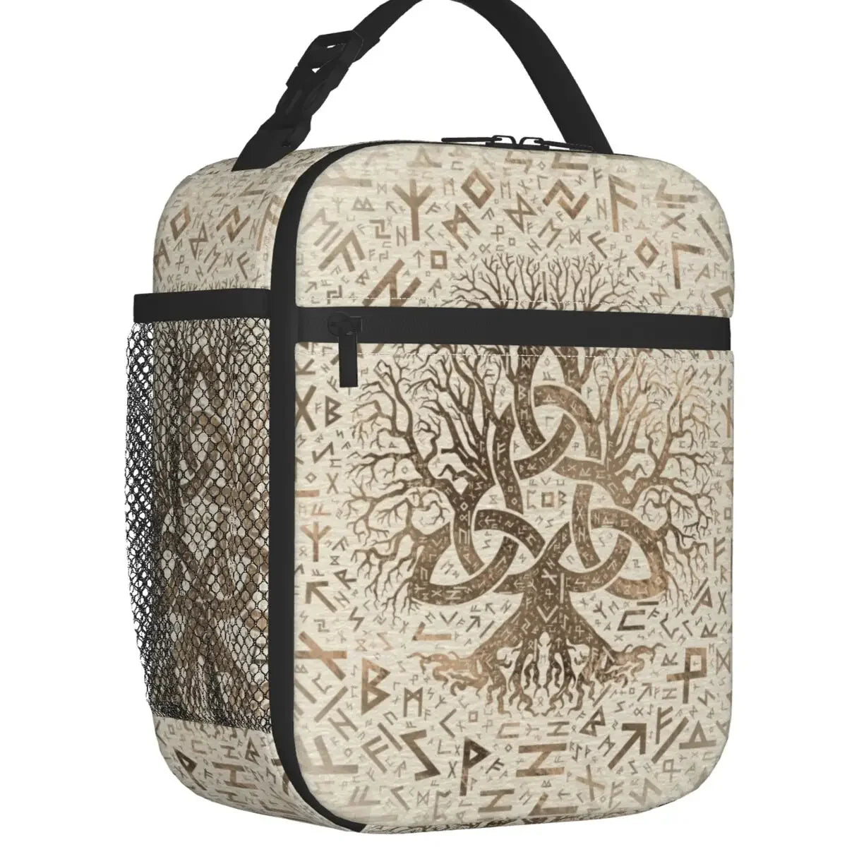 Rune Circle World Tree Lunch Bag