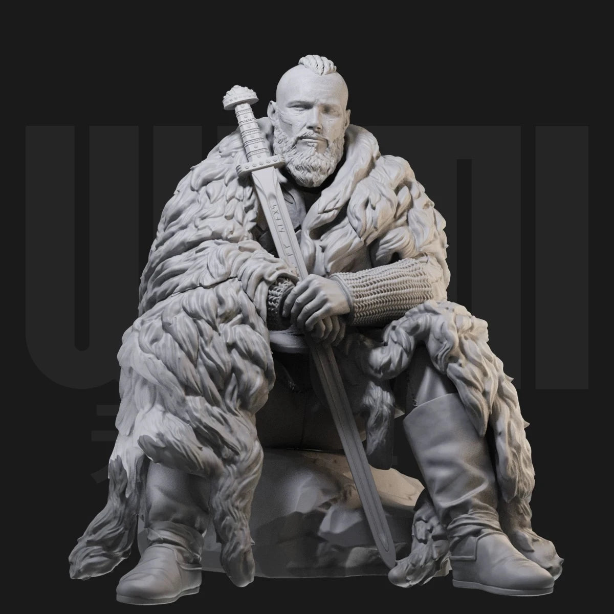 Viking Warlord Figurine - 1/24 Scale