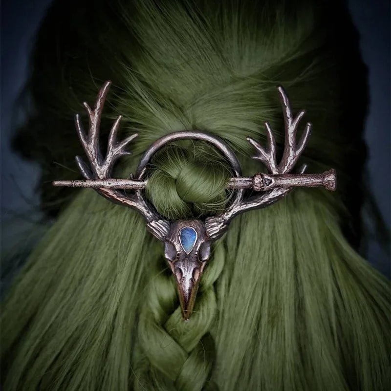 Norse Huntress Hair Clip