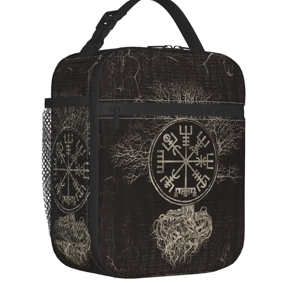 Rune Circle World Tree Lunch Bag